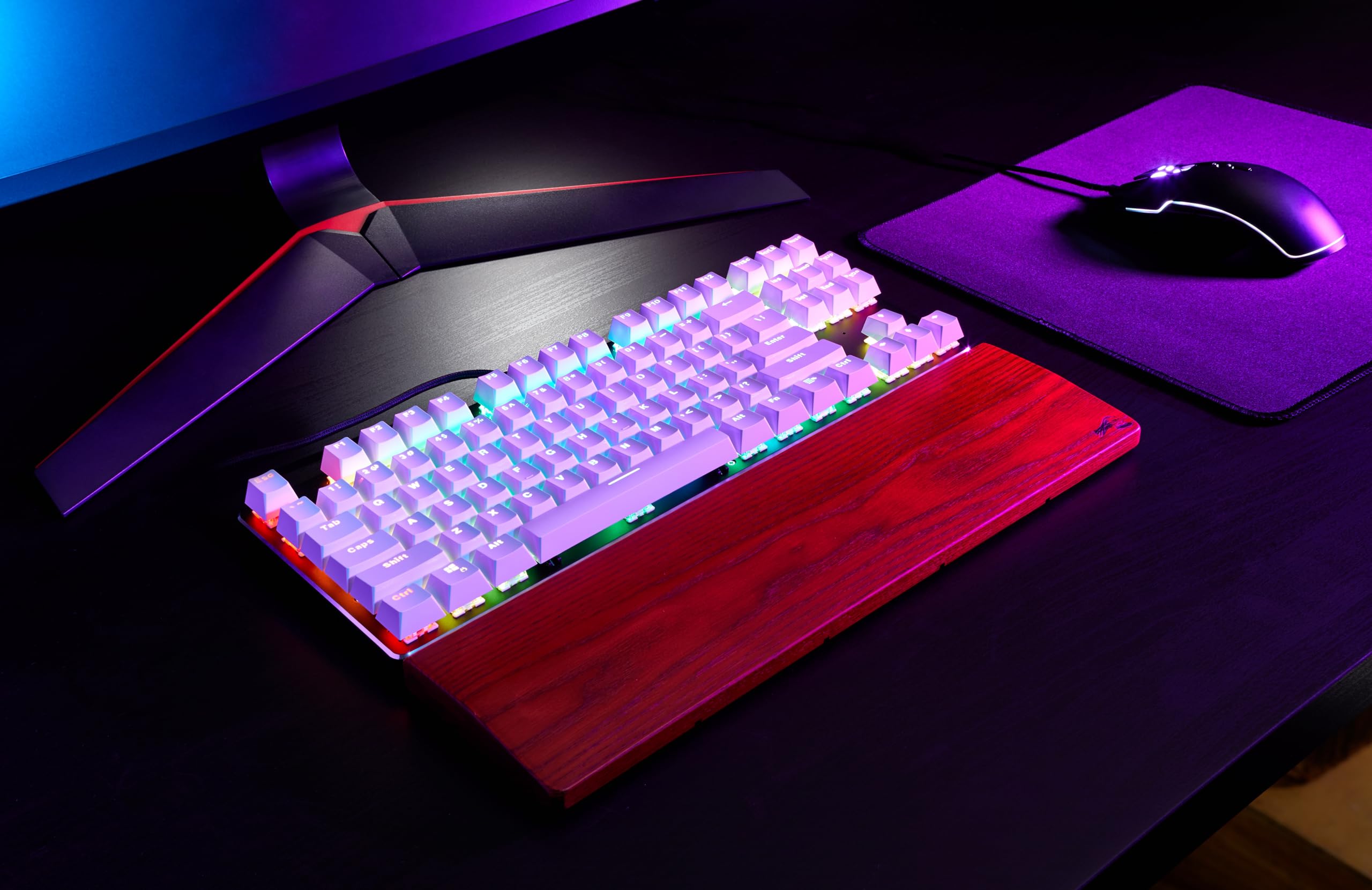 Glorious Gaming GMMK Compact 60%, Barebones (Frame Only) - Mechanical Gaming Keyboard, Per Key RGB, Hotswap & Customisable, International/ISO Layout - Black