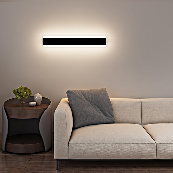 Mikeru 6500k Cool White Outdoor Wall Light, 150cm Modern Porch Wall Light, LED Vertical Long Acrylic Garden Fixture, IP65 Waterproof for Balcony, Living Room, Garage, Patio