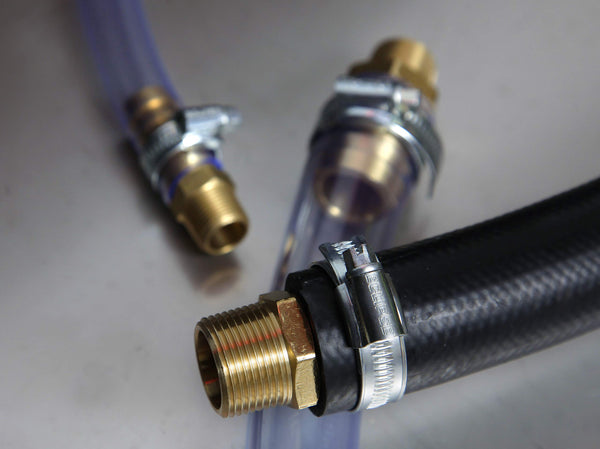 Eclipse Professional Tools ECW1-2A W1 Box of 10 35-50mm (1 ⅜" - 1 ¾") Mild Steel Worm Gear Hose Clamps