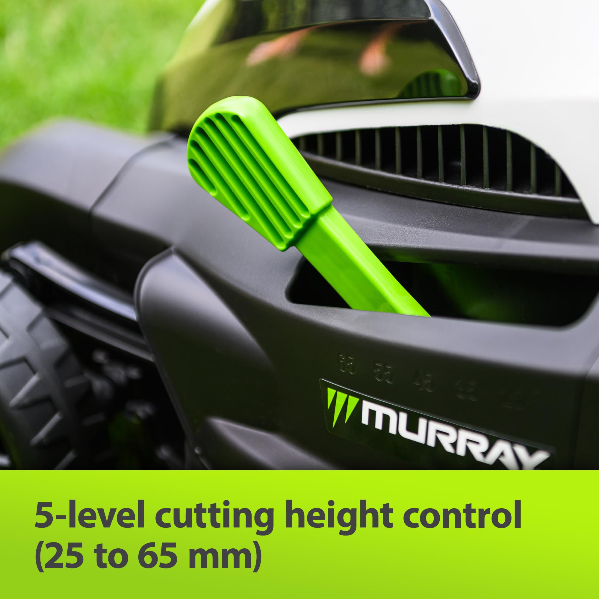 Murray Corded Electric Lawnmower 2-in-1 - Compact Lawn Mower 1200W/32cm with Grass Box 27L for Small Lawns - Ergonomic Soft Grip for Easy Grass Cutting, Overload Protection