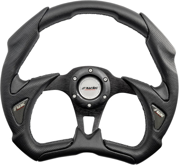 Simoni Racing X5350PUN/P Universal Steering Wheel, Black