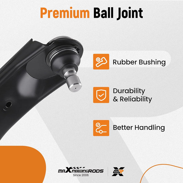 maXpeedingrods Front Left and Right Control Arms Suspension Wishbone Kit for Mazda 5 05-17 Cr19 Mazda 3 03-09 BK