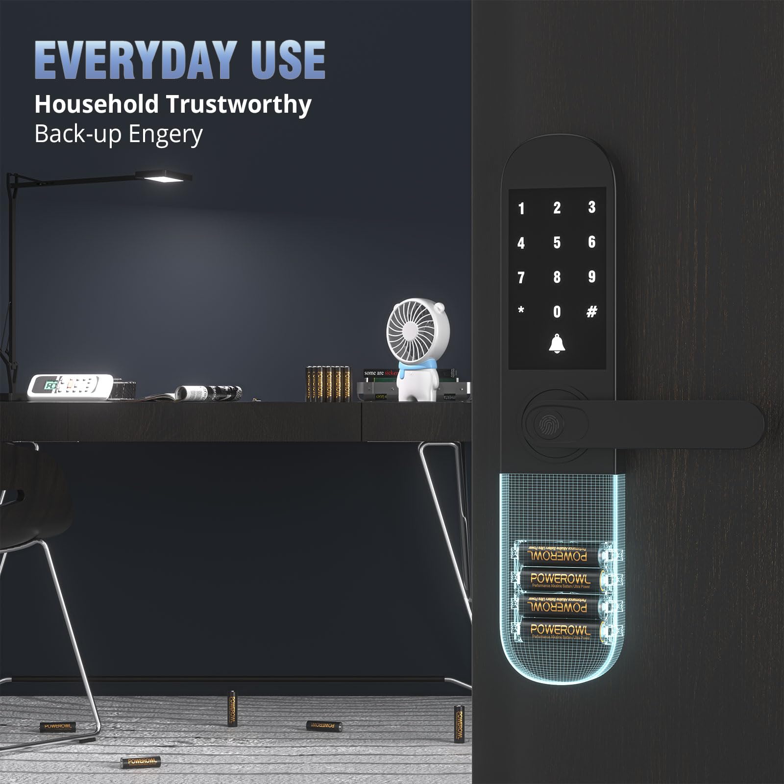 POWEROWL AAA Batteries 24 Pack - Alkaline 1.5v - High-Capacity Long Lasting Triple A Battery, 10-Year Shelf Life