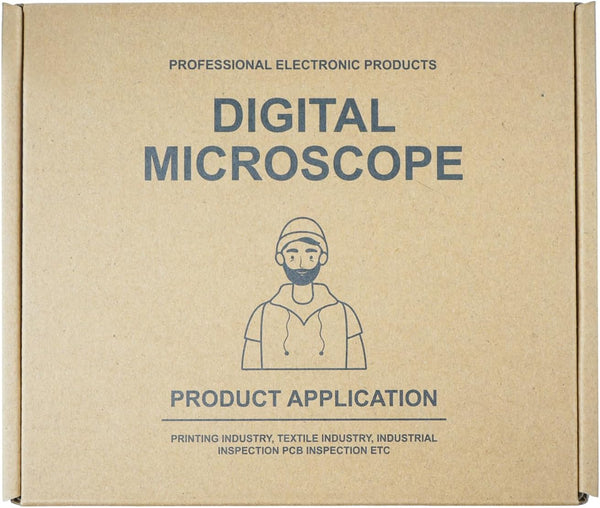 GlobalCrown Digital Microscope for Kids Adults,50-1000X Magnification Microscopes with 4.3 Inch Screen,Coin Microscope with 8 Adjustable LED Light Soldering Magnifier,Windows Mac Compatible