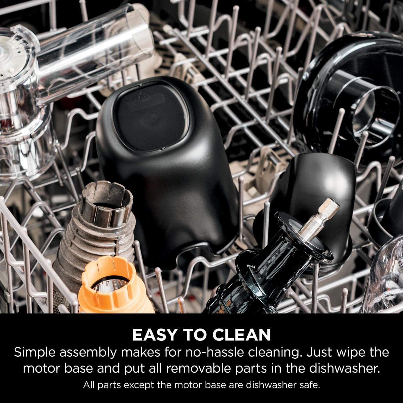 Ninja Cold Press Juicer Machine with 700ml Jug & 1.1L Pulp Container, Make Fresh Juices, Drinks & Wellness Shots, Compact, Dishwasher Safe & Removeable Parts, Grey JC151UK