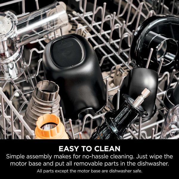 Ninja Cold Press Juicer Machine with 700ml Jug & 1.1L Pulp Container, Make Fresh Juices, Drinks & Wellness Shots, Compact, Dishwasher Safe & Removeable Parts, Grey JC151UK