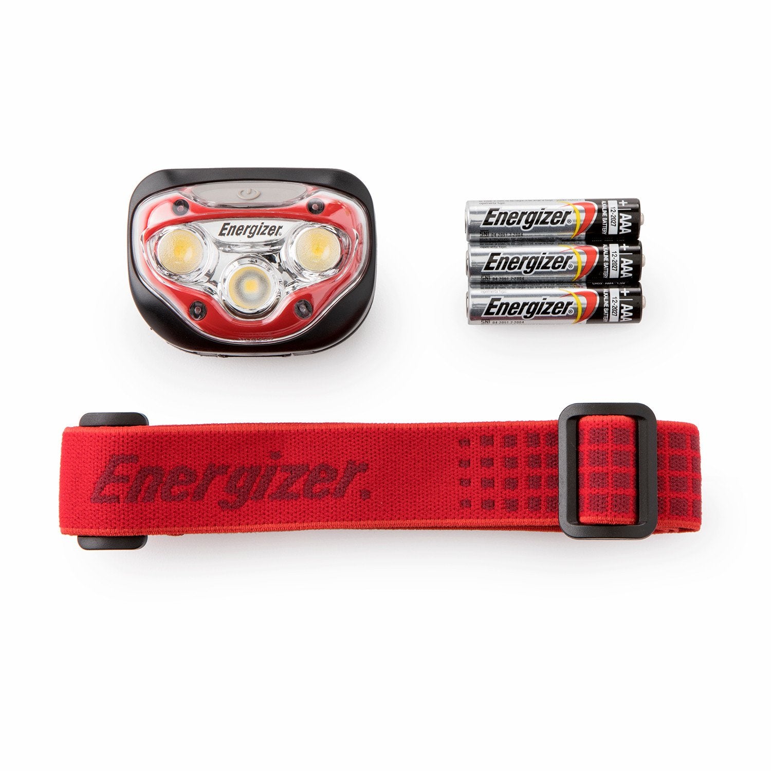 Energizer Vision HD+ Head Torch, Bright Headlamp, Water Resistant, Hands-Free, Lightweight for Indoor and Outdoor Activities, Batteries Included