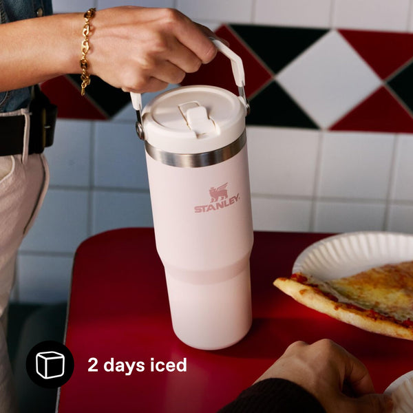 Stanley Flip Straw Tumbler 1.0 Water Bottle With Straw 0.89L - Keeps Cold For 12+ Hours - Easy To Carry - Dishwasher Safe - Stainless Steel Thermal Flask - BPA-Free Travel Mug - Navy