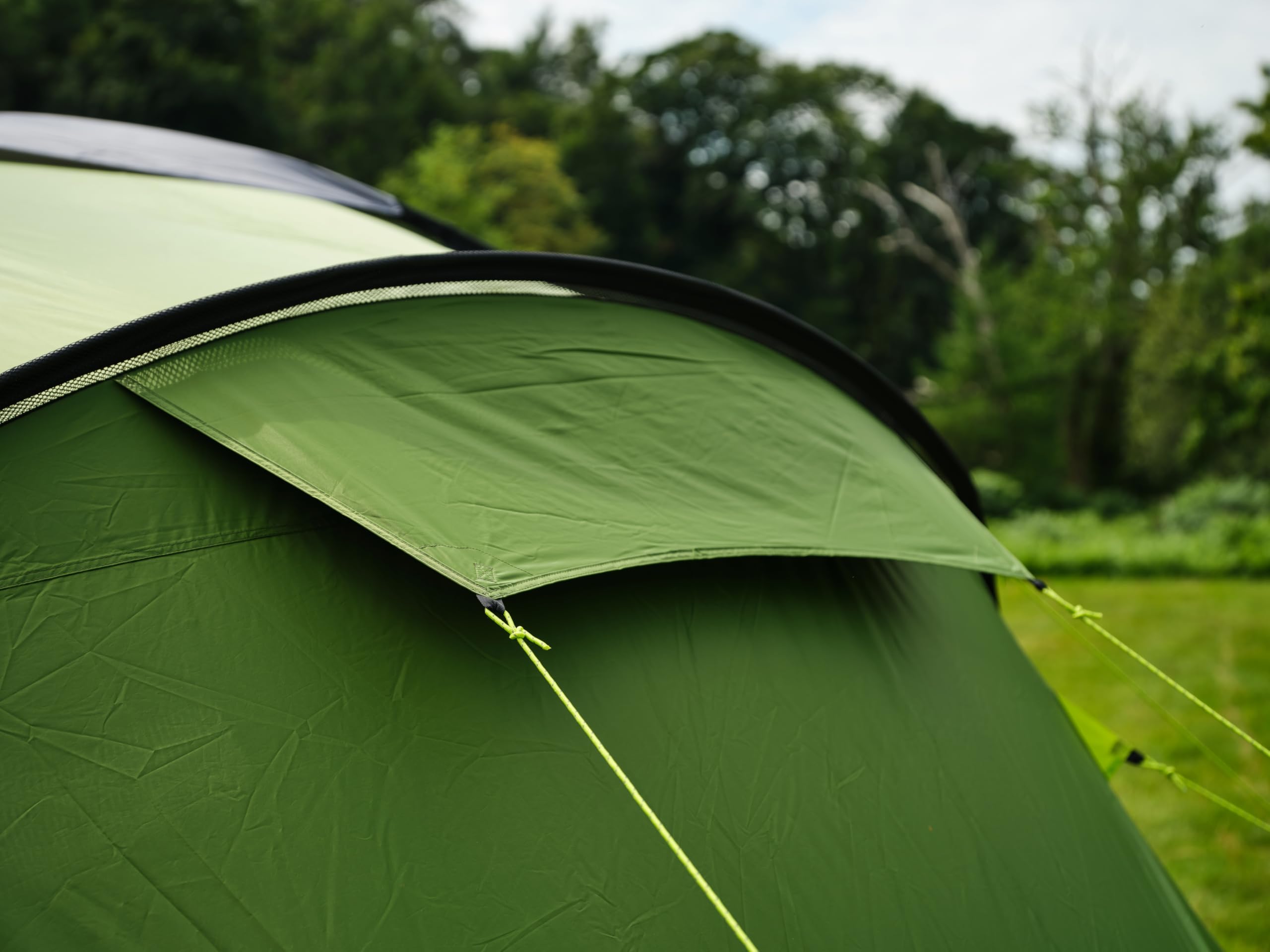 Coleman Spruce Falls 4 Tent | 4 Man Vis-a-Vis Family Tent with 2 opposite XXL size Bedrooms and Living area | 4 Person Camping Tent | 3000mm Waterproof | Sewn-in Groundsheet