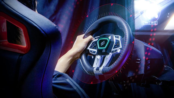 Flashfire F107 IMOLA Racing FORCE FEEDBACK Wheel,Pedals, Shifter, Hall-Effect Sensor, Vibration Feedback Function, Adjustable Rotation 270° and 900°, Red/Black for PS4, XBOX X/S and One, Switch, PC