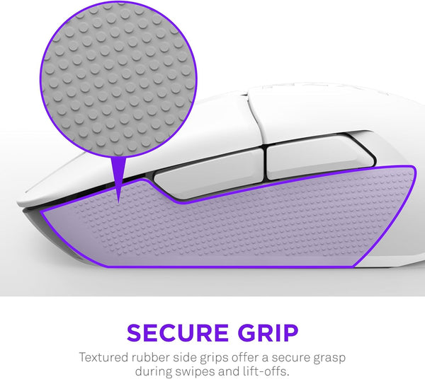 NZXT Lift Elite Wireless Gaming Mouse - Ultra-Lightweight 57 g - 4K/8K Polling Rates, Optical Switches, 26K DPI Optical Sensor - Long Battery Life - Rubber Side Grips - 5 Programmable Buttons - Black