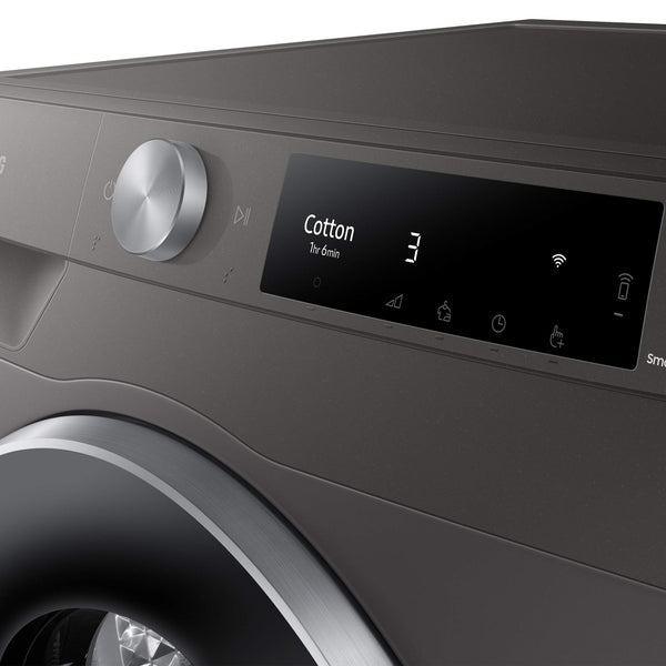 Samsung Series 6 DV90T6240LH/S1 with OptimalDry™, Freestanding Heat Pump Tumble Dryer, 9 kg, White, A+++ Rated