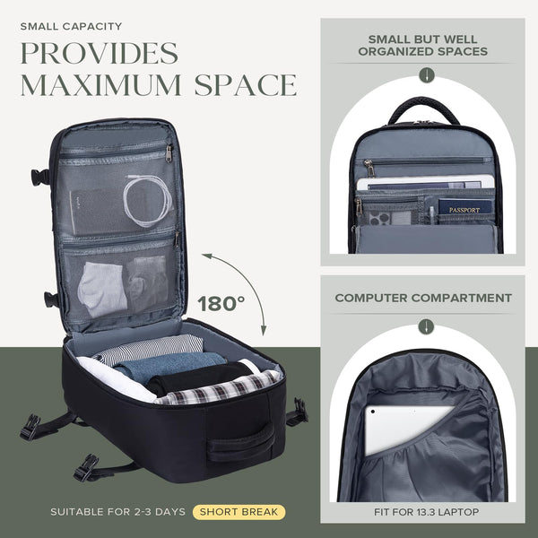 Cabin Bags 40x20x25 for Ryanair Underseat Carry-ons Bag Hand Luggage Bag Travel Backpack Cabin Size 20L