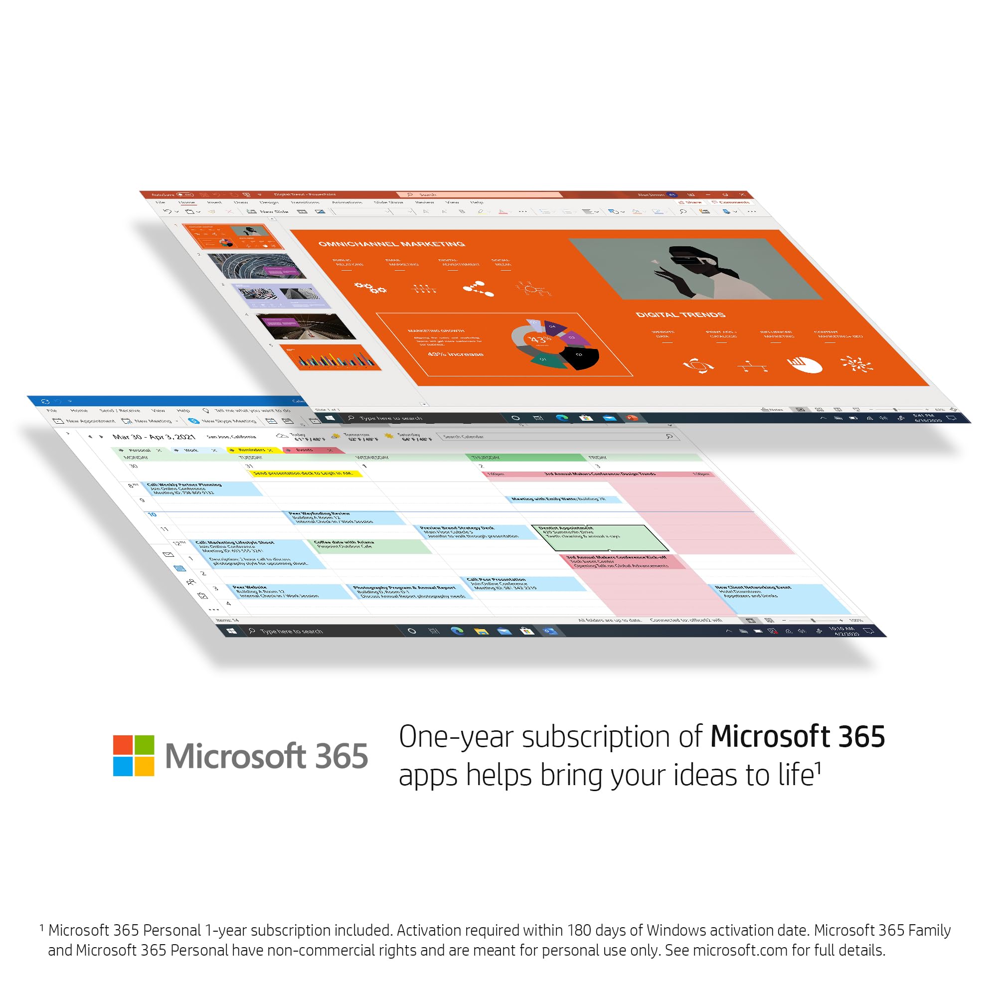 HP 14" Laptop, Intel Core i5-1235U Processor, 8 GB RAM, 512 GB SSD, Intel Iris Xe Graphics, FHD Display, Up to 8hrs battery, Win 11, Dual Speakers, Natural Silver, 14s-dq5005sa