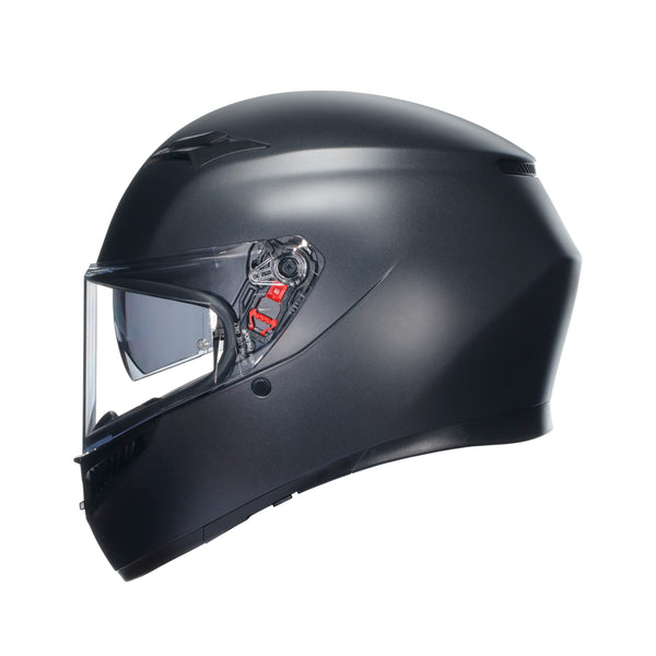 AGV K3 Full Face ECE 22.06 Motorcycle Helmet - Plain, Matt Black