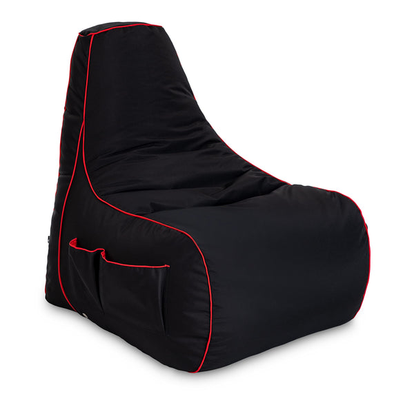 Game Over Lich Blade Video Gaming Bean Bag Chair | Indoor Living Room | Side Pockets for Controllers | Headset Holder | Ergonomic Design for the Dedicated Gamer