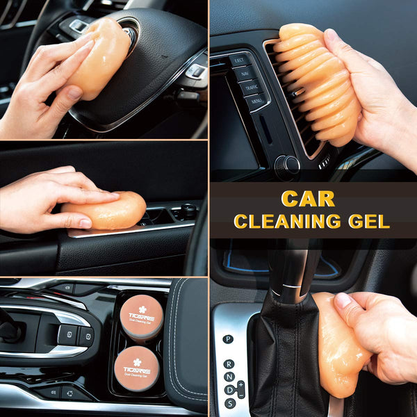 TICARVE Cleaning Gel for Car Cleaning putty Dust Cleaner Gel Car Slime Cleaner Auto Detailing Putty Car Interior Cleaner Keyboard Cleaner for Computer