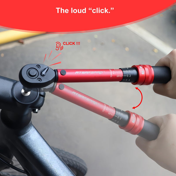 ATsafepro Torque Wrench 3/4 Inch, 100-600 Nm Torque Wrenchs, ±3% Error Accuracy with 48 Teeth Dual-Direction Adjustable for Repair of Car, Truck, Tractor