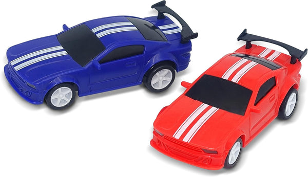 BANDAI Artin Speed Loop Racing Slot Car Set | 4.3m 2 Player Electric Race Car Track With 2 Muscle Cars And Speed Controls | Adults And Kids Electric Car Racing Toys Make Great Remote Control Gifts