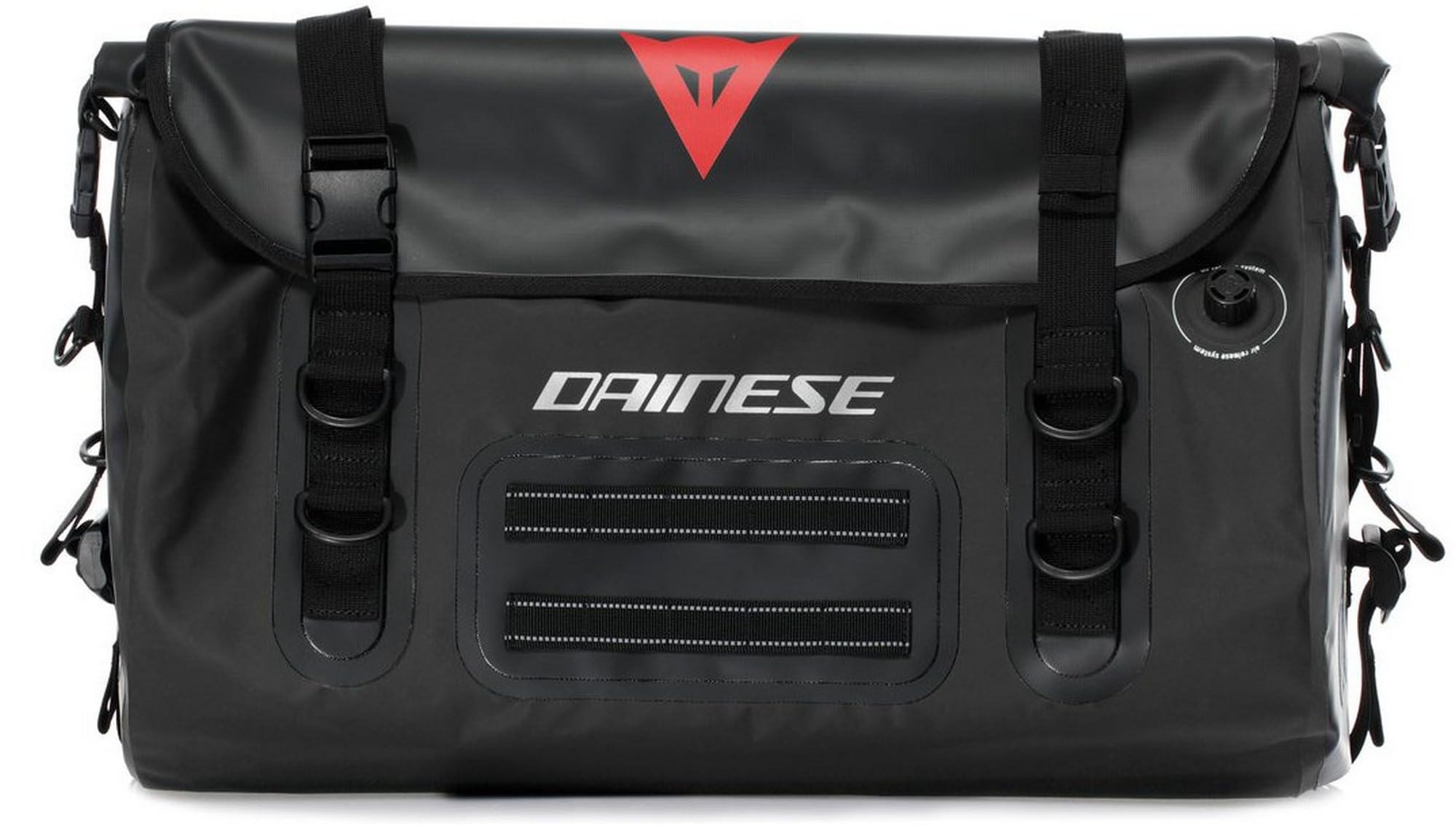 Dainese - Explorer Wp Duffel Bag 45L, Motorbike Travel Bag, Waterproof Material, PVC, for Men and Women, Black/Green