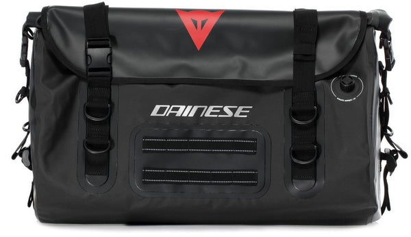 Dainese - Explorer Wp Duffel Bag 45L, Motorbike Travel Bag, Waterproof Material, PVC, for Men and Women, Black/Green