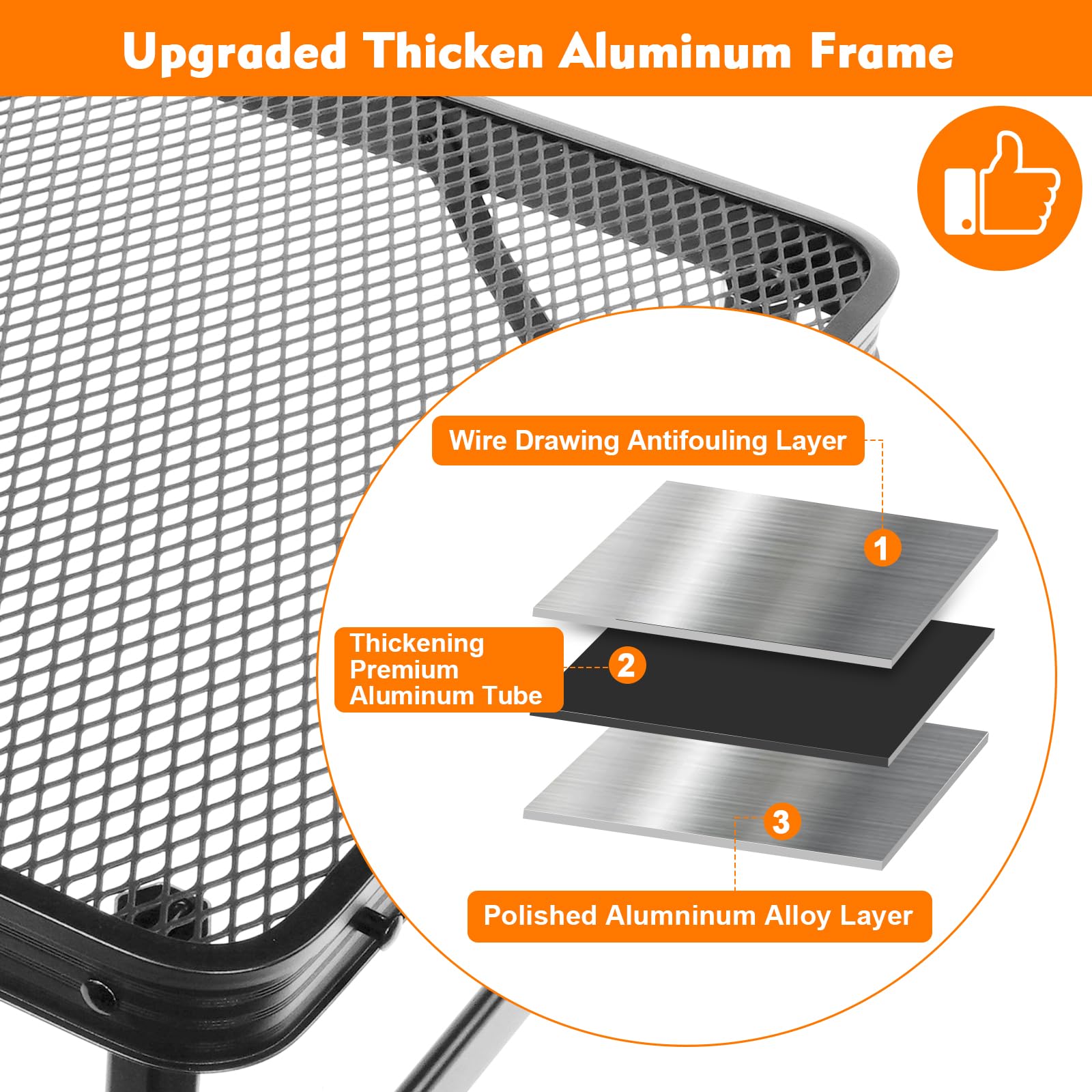 E EASTSTORM Camping BBQ Table Outdoor Folding Picnic Table 35?x 23?- Portable, Compact & Foldable for Easy Storage - Great for Picnic, Garden, Patio,