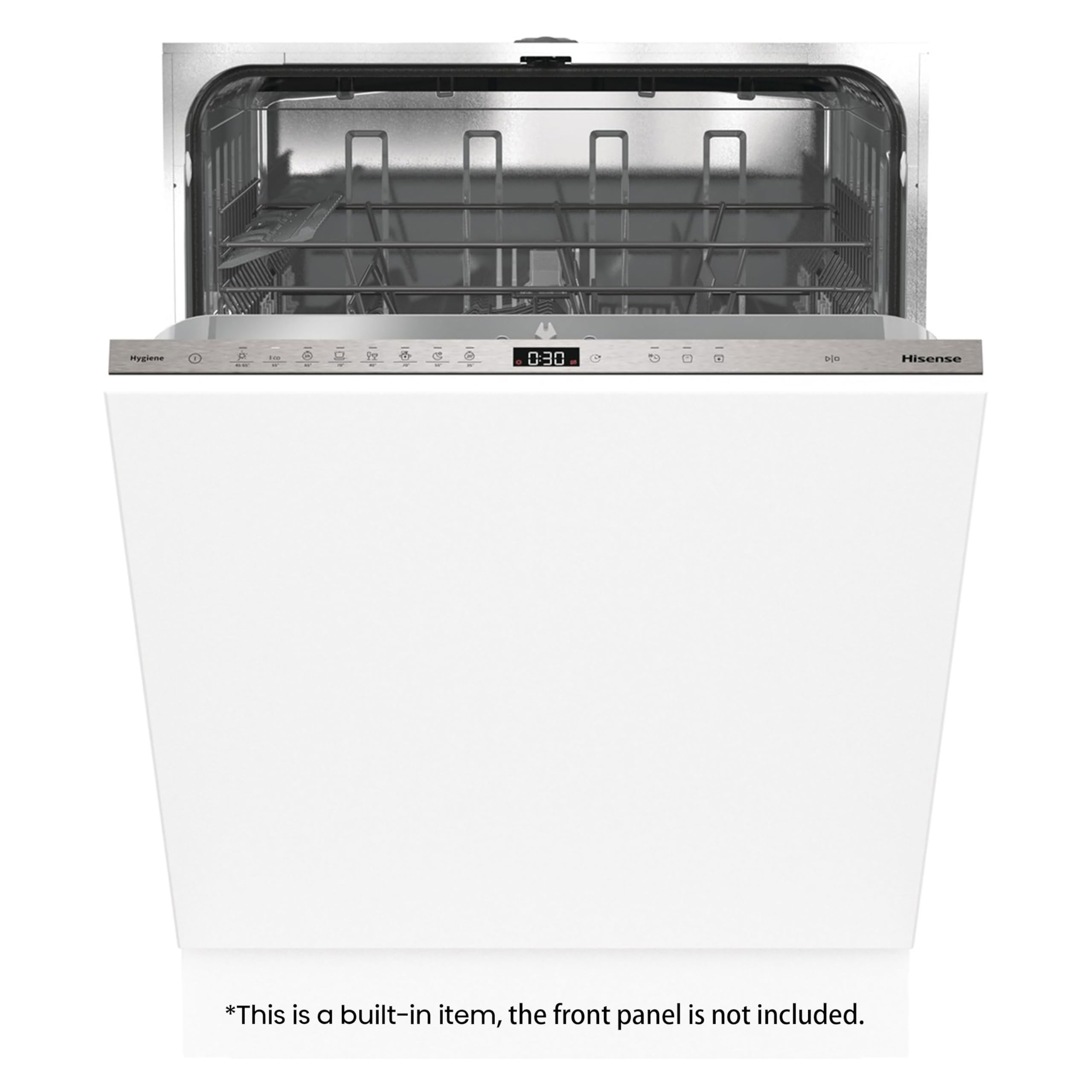 Hisense HS622E90WUK Freestanding Standard Dishwasher 85cm High - E Rated, White, 24 x 23 x 33 inches (L x W x H) [Energy Class E]