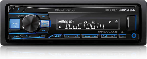 Alpine Electronics Bluetooth Car Radio, Black (RGB lighting)