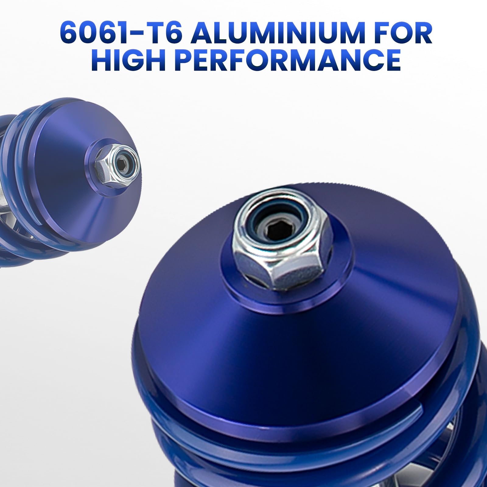 maXpeedingrods Coilovers for Golf Mk2 (19E) for Golf Mk3 (1H/1E) for Jetta Mk2 (19E) for Jetta/Vento Mk3 (1H)- Blue