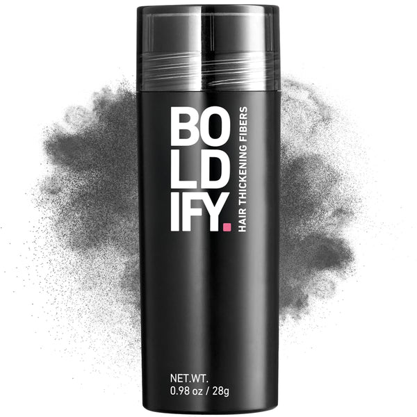 BOLDIFY Hair Fibres (56g) - Fill In Thinning and Fine Hair for an Instantly Fuller, Thicker Look - 14 Shades for Women and Men - Medium Brown