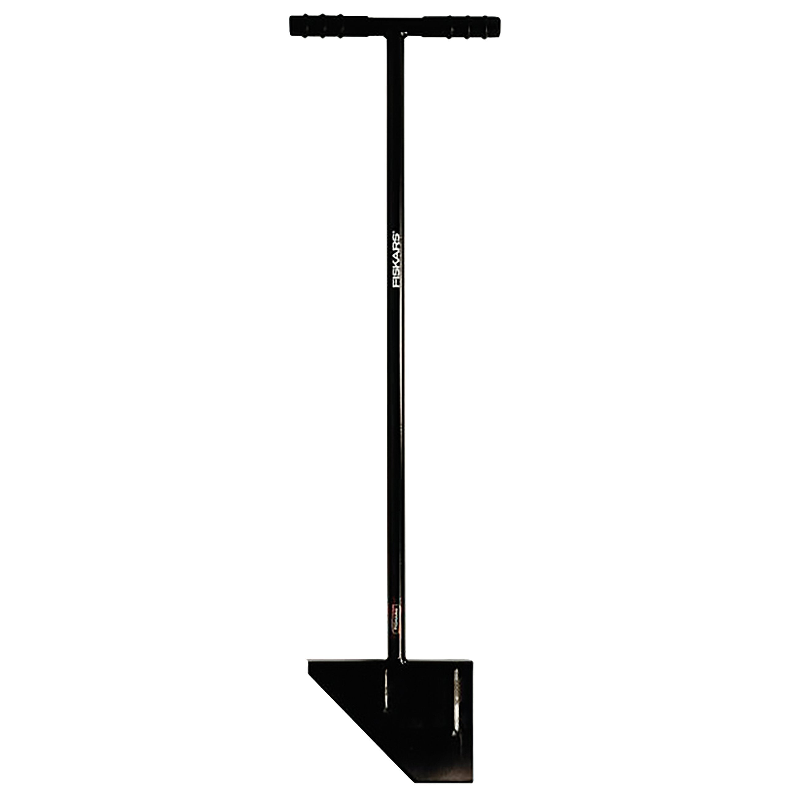 Fiskars Solid Lawn Edger, Length: 109 cm, Width: 23 cm, Boron Steel, Black, 1011617