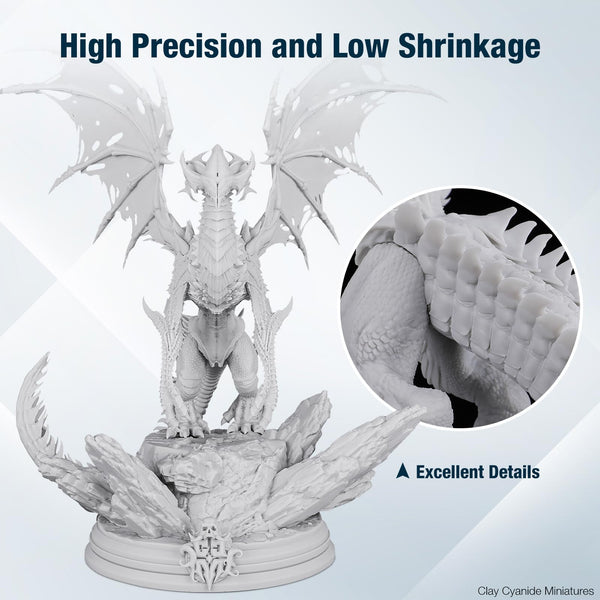 ELEGOO 8K 3D Printer Resin, Standard Photopolymer Resin 405nm UV-Curing Resin, Best for 8K/9K/12K/14K/16K LCD 3D Printer Space Grey 1000G