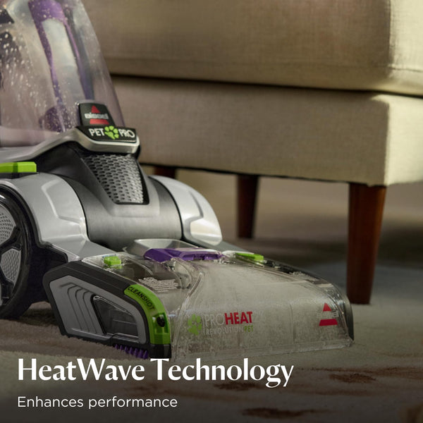 BISSELL ProHeat 2X Revolution Pet Pro, Carpet Cleaner, Upholstery Cleaner with HeatWave Technology, Carpet Washers Dry in 30 Mins, CleanShot Pre-Treater & Pet Hair Removal Tool, 20666