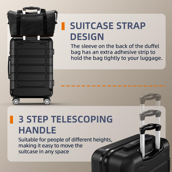 SHOWKOO Suitcase Large 28-Inch Expandable PC+ABS Hard Shell Travel Luggage Lightweight Durable High Capacity with Double Spinner Wheels TSA Lock, 28" Green