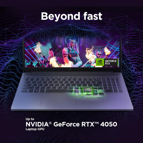 Lenovo LOQ Essential | 15 inch Full HD Gaming Laptop | Intel Core i5-12450HX | 16GB RAM | 1TB SSD | NVIDIA GeForce RTX 3050 | Windows 11 Home | Luna Grey