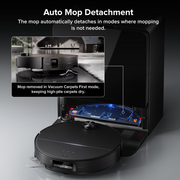 roborock Saros Z70 Robot Vacuum and Mop, OmniGrip Mechanical Arm, AI-Powered, 22,000Pa, 3.14'' Ultra Slim, FlexiArm Riser Technology, AdaptiLift Chassis, Obstacle Avoidance, Multifunctional Dock 4.0