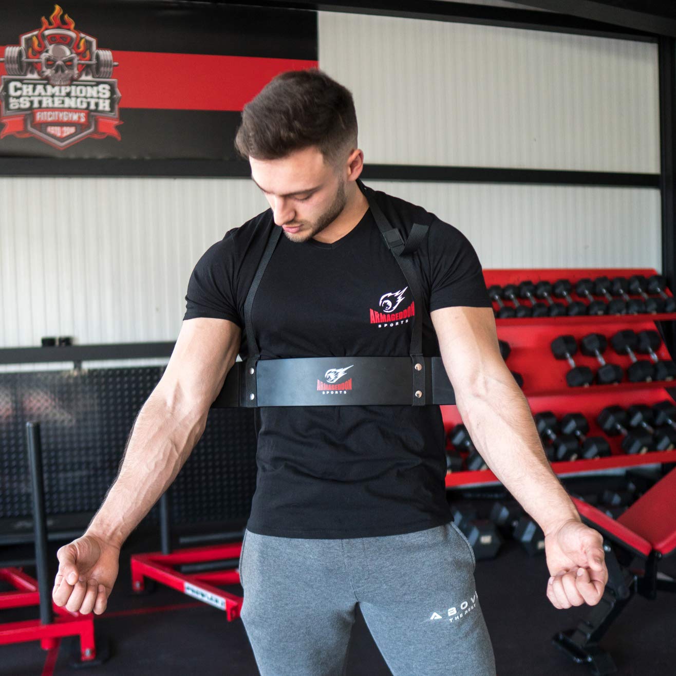 Premium Heavy Duty Arm Blaster + BONUS Premium Lifting Straps, Biceps Bomber, Arnold Biceps Isolator, Bodybuilder Heavy Duty Arm Blaster, Arm Curl