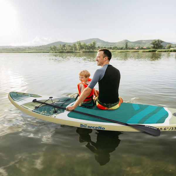 Inflatable Stand UP Paddle Board, 10’6 x 33” x 6” Paddle Board with Backpack, Pump, non slip Mat, Phone Case Ultra-Light Paddle Boards for Adults