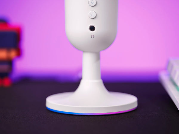 Trust Gaming GXT 236 Yami USB Condenser Streaming Microphone for Podcast, Twitch, Discord, ASMR, Youtube, Playstation 5, Gaming Mic with Cardioid Recording Pattern, Mute Button, RGB Light - Black