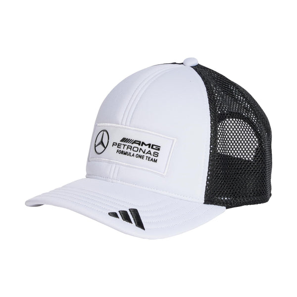 adidas Unisex Mercedes - Amg Petronas Formula One Team Snapback Logo Trucker Cap Baseball Cap