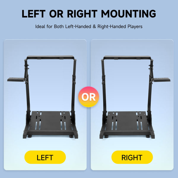 CO-Z Racing Wheel Stand Compatible with Logitech G27, G29, G920, Thrustmaster T300RS, T80, Adjustable Height for PS4, Xbox One, Series X|S, PC Gaming