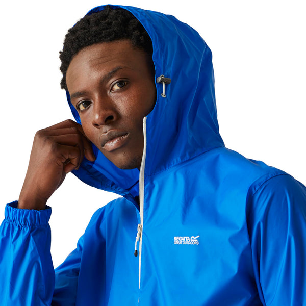 Regatta Mens Waterproof Pack-it III Jacket Breathable Lightweight Windproof Stuff Sack