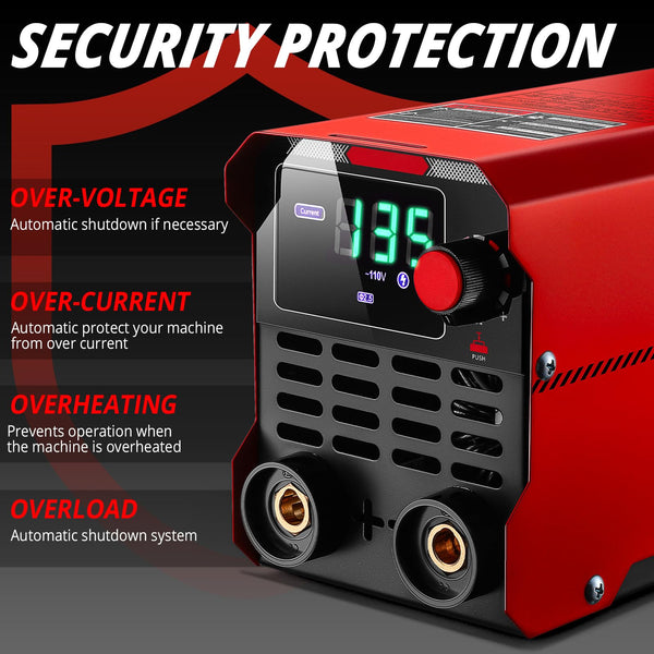 MIG Welder 135Amp: DEKO 220V Flux Core MIG/Lift TIG/Stick 3-in-1 Welding Machine IGBT Inverter Portable Kit with Welding Gun, Wire