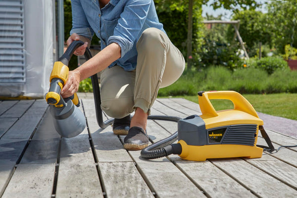WAGNER Universal Sprayer W 690 FLEXiO - Electric Paint Sprayer for dispersion/latex paints, varnishes & glazes - interior and exterior usage, 15m²-6 min, 1800 ml/800 ml capacity, 630 W, 3.5 m hose