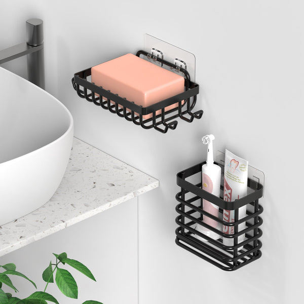 Kegii Telescopic Shower Caddy Corner - Stainless Steel Shower Shelf No Drilling Bathroom Caddy with Soap Holder and Hooks(White), On The Bath or Stand Up Shower