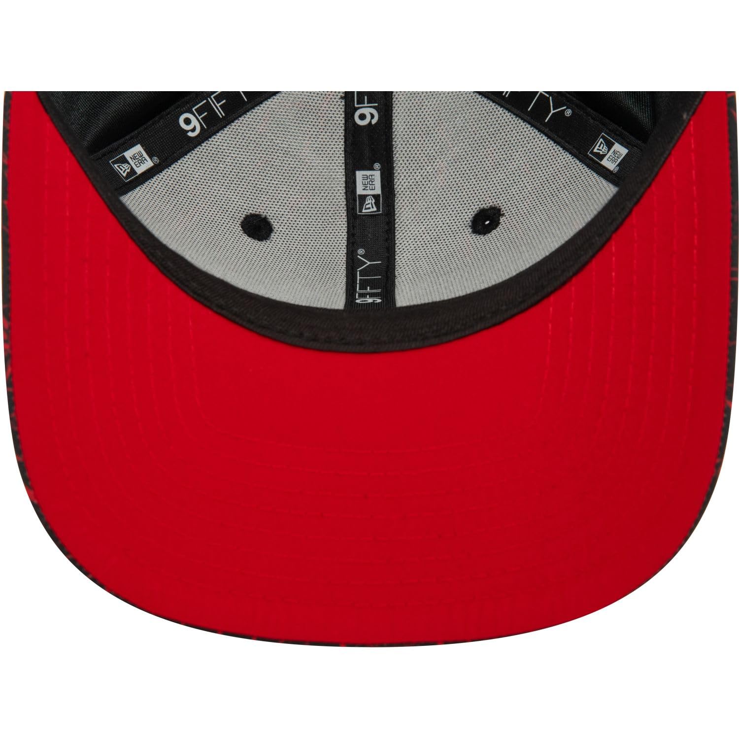 New Era Adult's 9Fifty Crinkle AOP Ducati Motor Logo Baseball Cap Hat Black