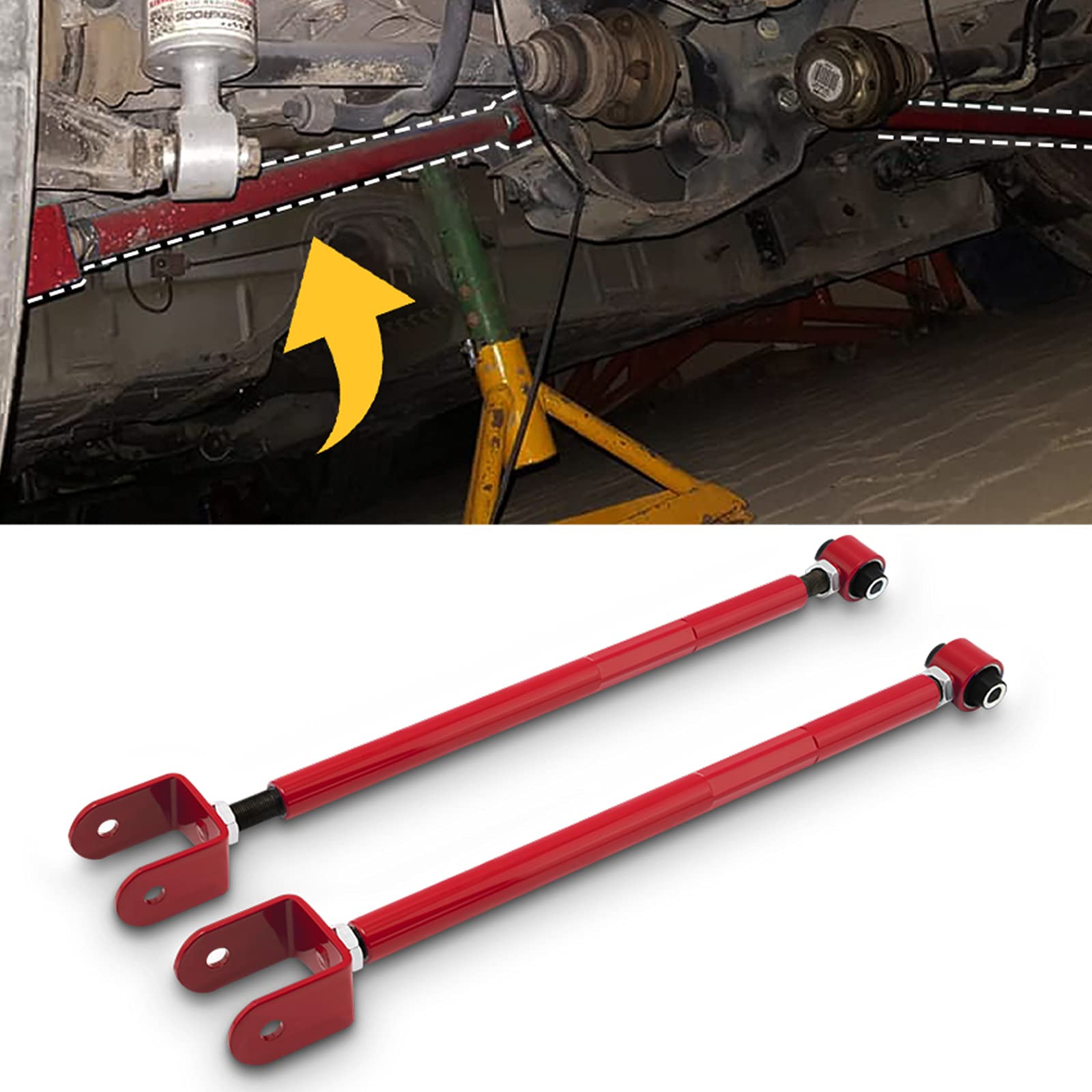 maXpeedingrods Coilovers Shock Struts for E46 (1998-2006) 316i, 318i, 320i, 323i, 325i, 328i, 330i, M3 Adjustable Damper