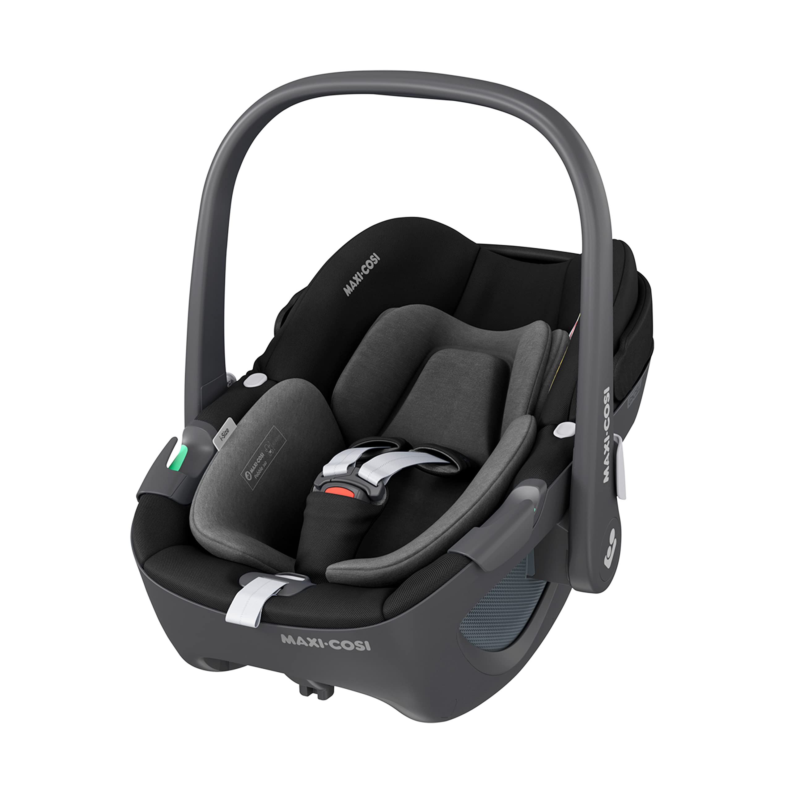Maxi-Cosi FamilyFix 360 i-Size Base, Rotating Car Seat System, 360 Swivel ISOFIX Base, 0-4 Years (40-105 cm), One-Hand FlexiSpin Rotation, TravelSafe Rotation Control, Click & Go, Black