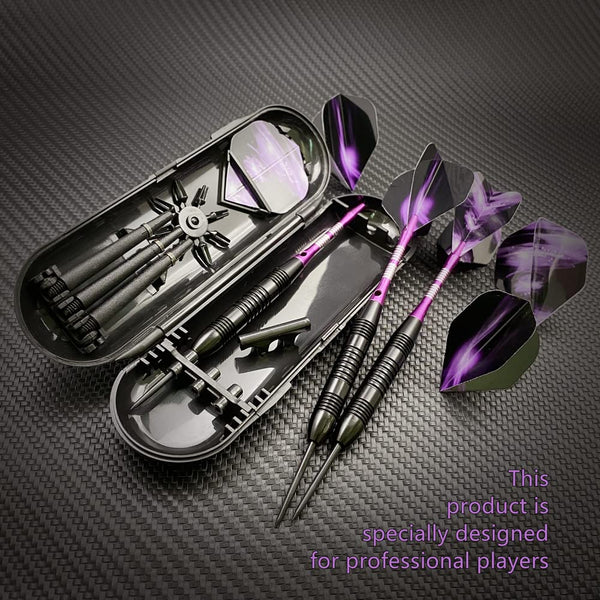 Steel Tip Darts Set,3 Pack Professional Dart with Aluminum Shafts and Darts Case