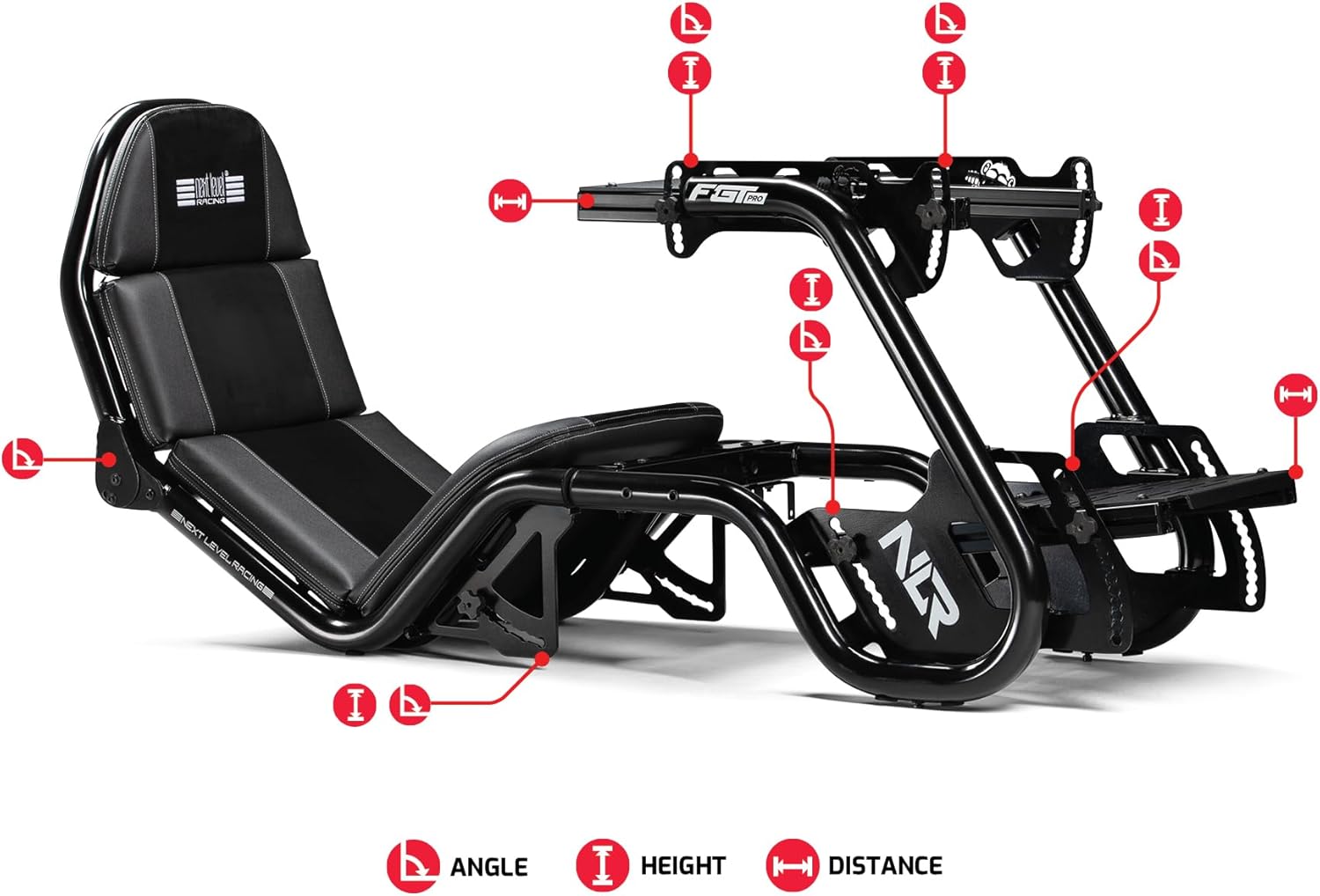 Next Level Racing F-GT Pro Racing Cockpit - Black Edition